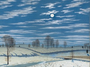 Winter Scene in Moonlight, 1869