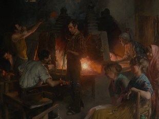 Glass Blowers of Murano, 1886