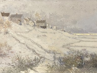 Stephen Maxfield Parrish, Winter Sunset (Rivière-du-Loup, Canada), 1912