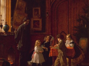 Christmas-Time, The Blodgett Family, 1864