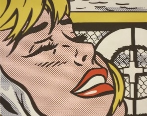 Roy Lichtenstein, 1923 - 1997, Shipboard Girl, 1965, Offset Lithograph, H 26.125" x W 19.125", Signed Lower Right