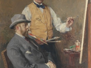 In the Studio (Gari Melchers and Hugo Reisinger), 1912