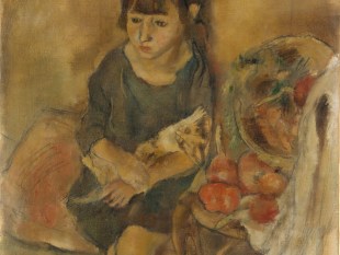 Girl with a Kitten, ca. 1926