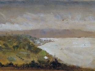 View of the Hudson River from the Catskills, 1870s