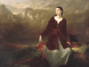 WASHINGTON ALLSTON, The Spanish Girl in Reverie, 1831, Oil painting