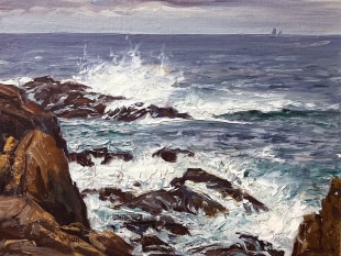 George William Sotter, Untitled (Rocky Coast), n.d.