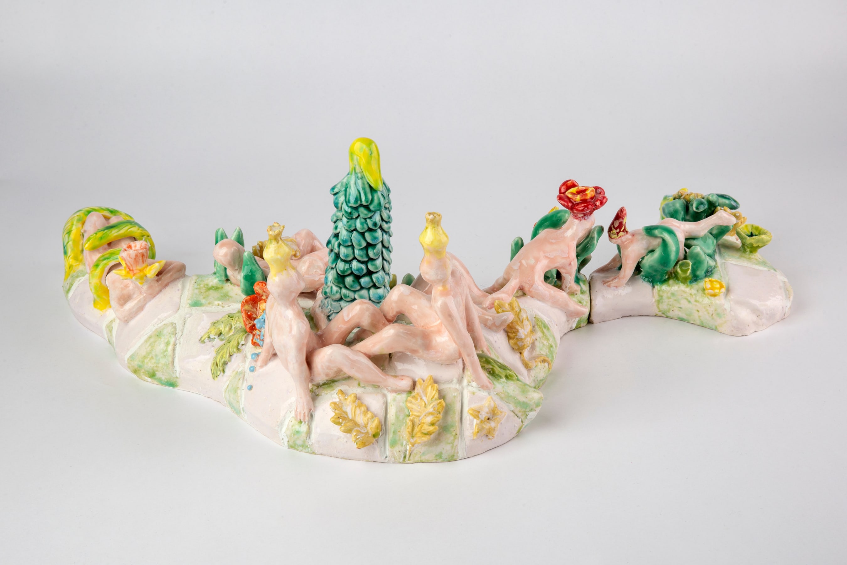 Dorsa Asadi,, Back to the Garden (the Fertile Crescent), ceramic, 2022