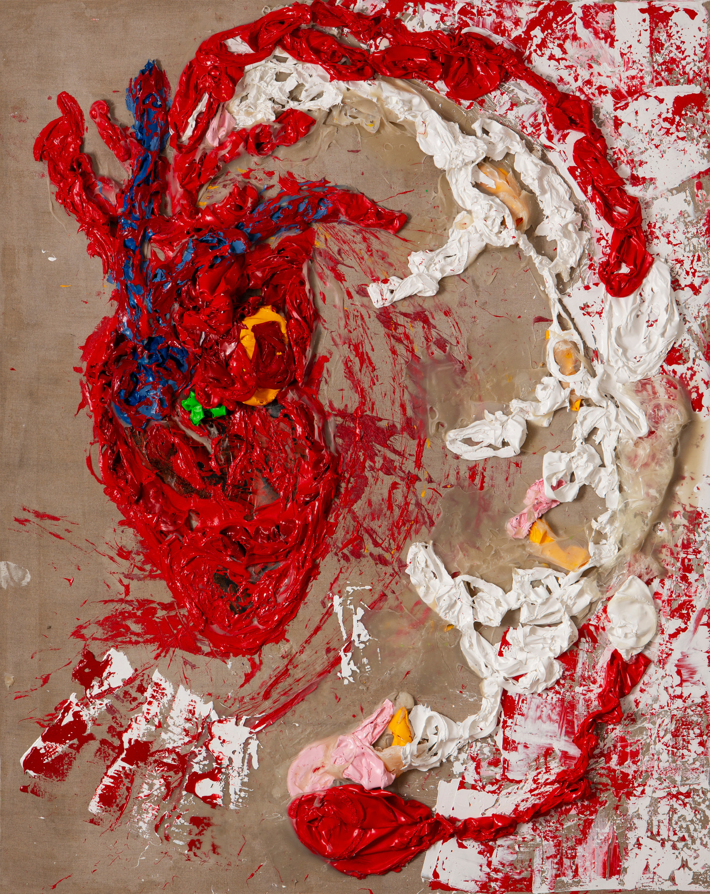 Get Rid Of The Demons And The Angels Will Fly Away As Well, 90&rdquo; x 72&rdquo; x 8&rdquo;