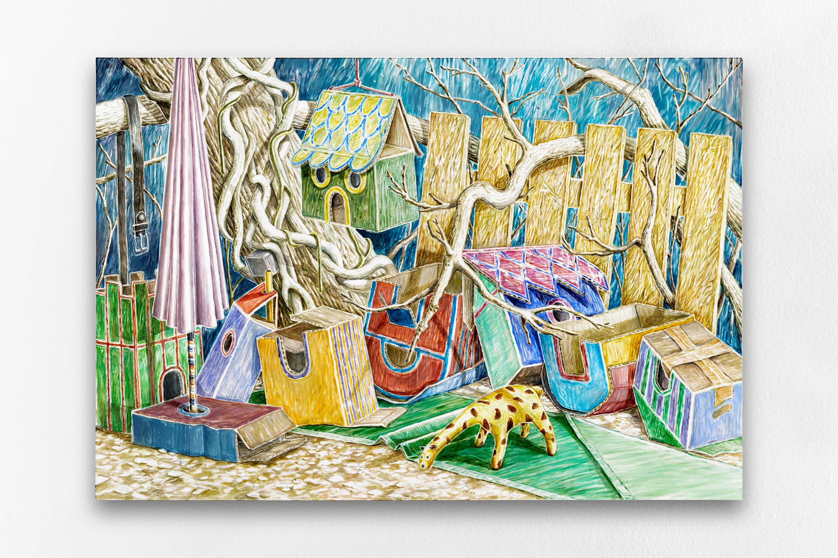 La Trêve, Acrylic on canvas, 2019