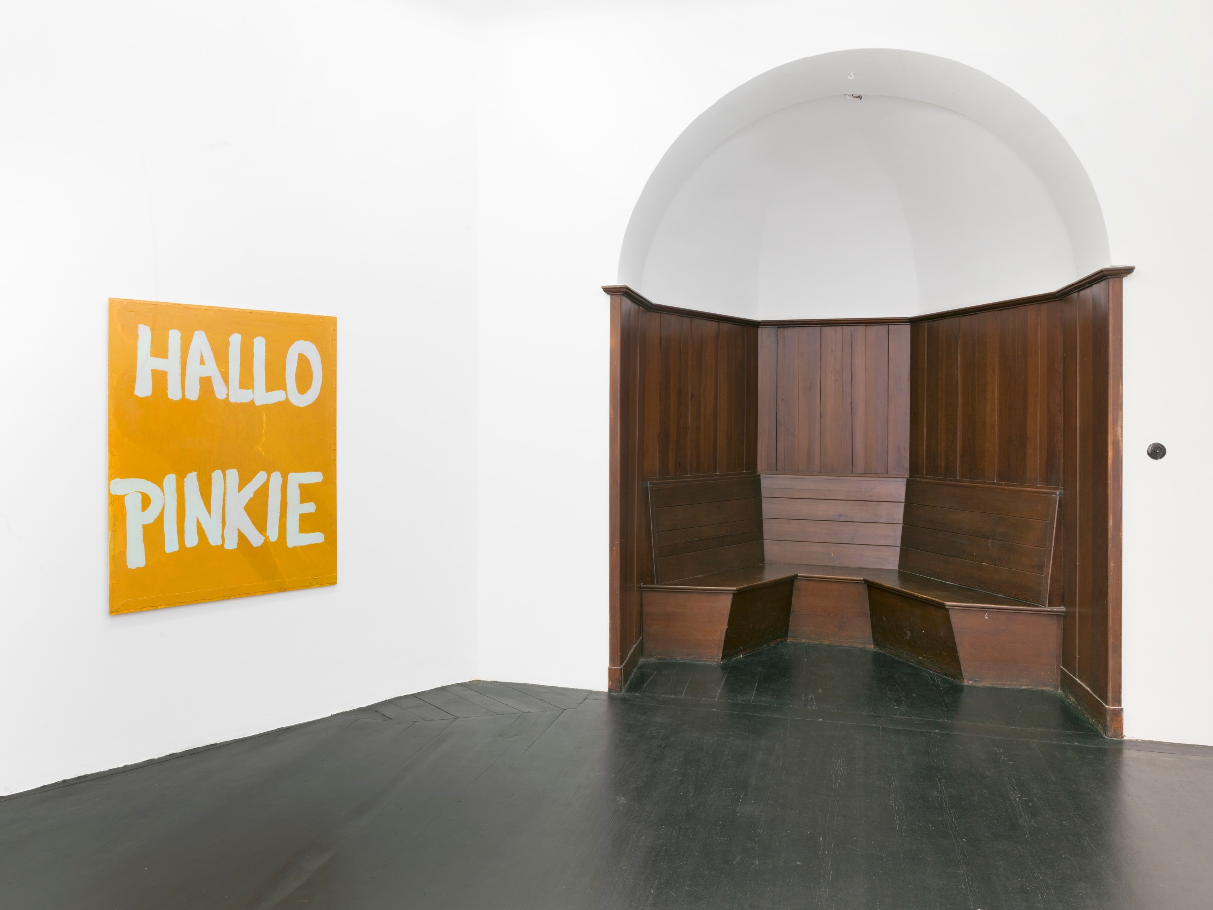 Michaela Eichwald. IST DOCH KEIN ZUSTAND. Ungeklärtheitszustände als Voraussetzung für die Suchende soll dahin gehen, Galerie Isabella Bortolozzi, Berlin &amp;amp; Eden Eden, Berlin, 2018