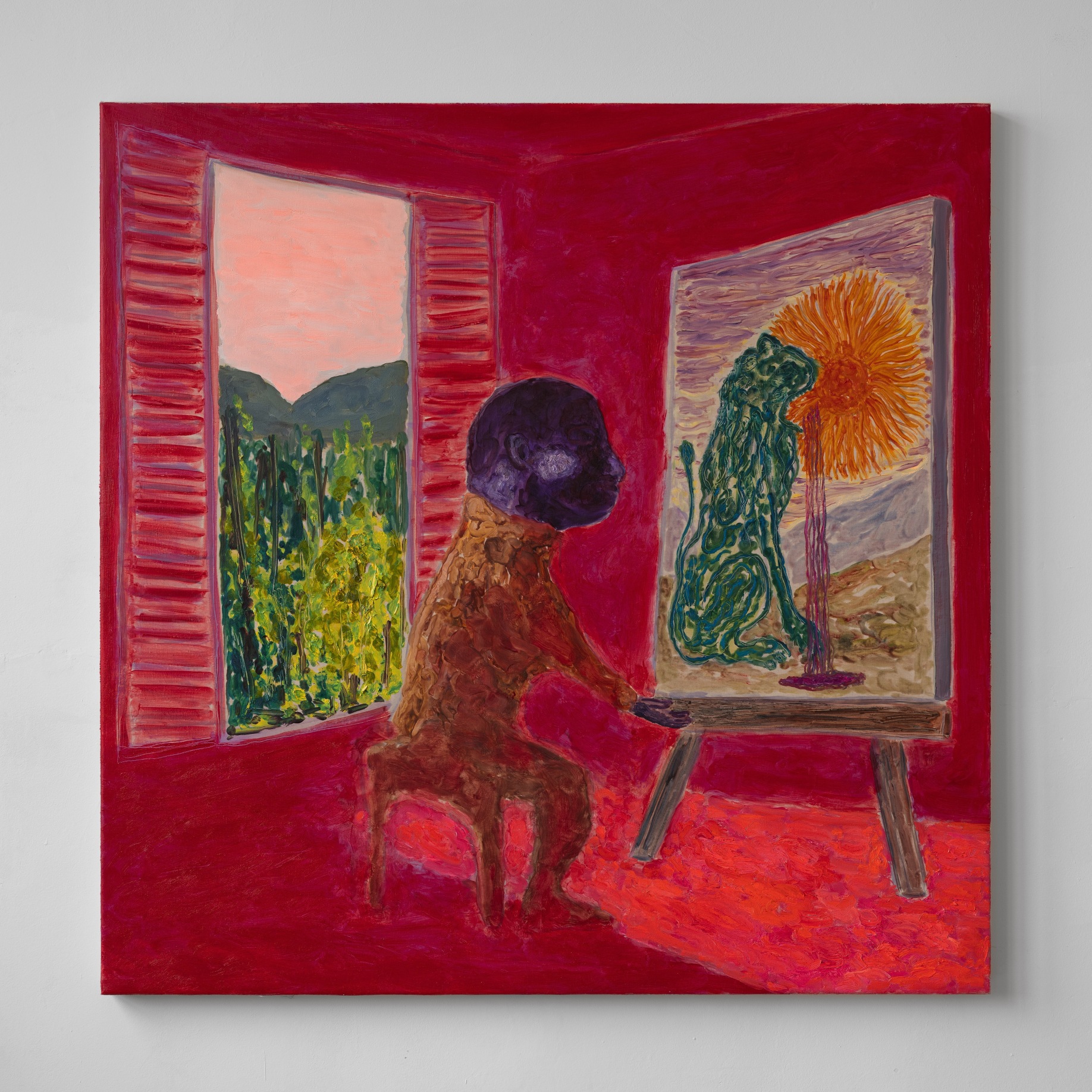 Grgur Akrap, Red Studio, 2025, courtesy of The Hole