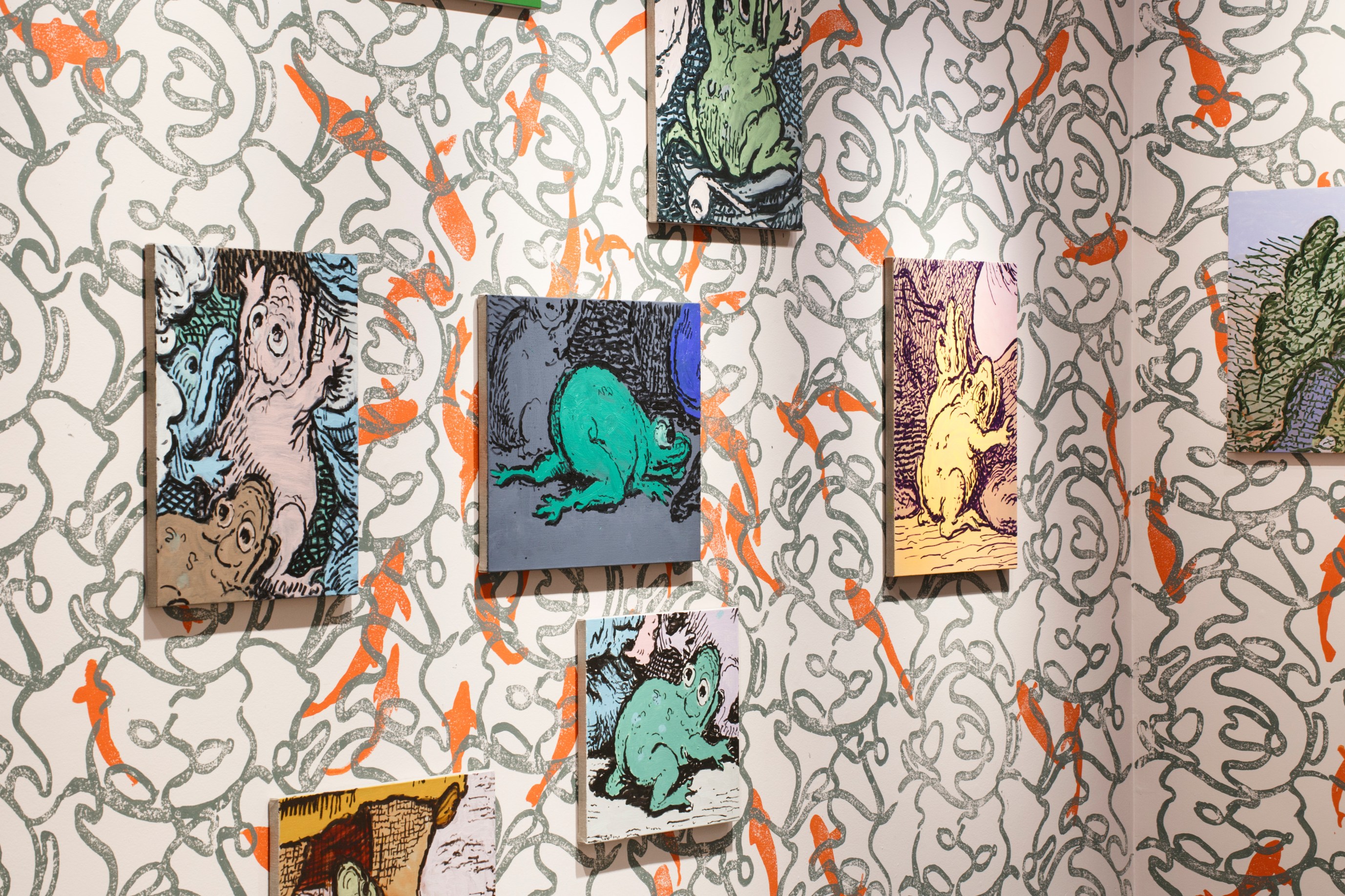 Charlie Billingham,&nbsp;Desire Path&nbsp;installation views, Traves&iacute;a Cuatro, Madrid, 2018
