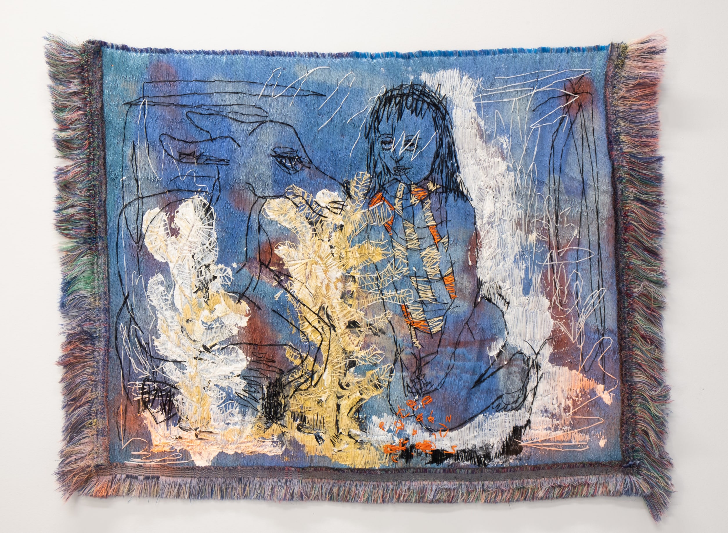 Constanza Camila Kramer Garfias, Sembrandolos Porotos, 2024, 69 x 95 cm, courtesy of Kendra Jayne Patrick