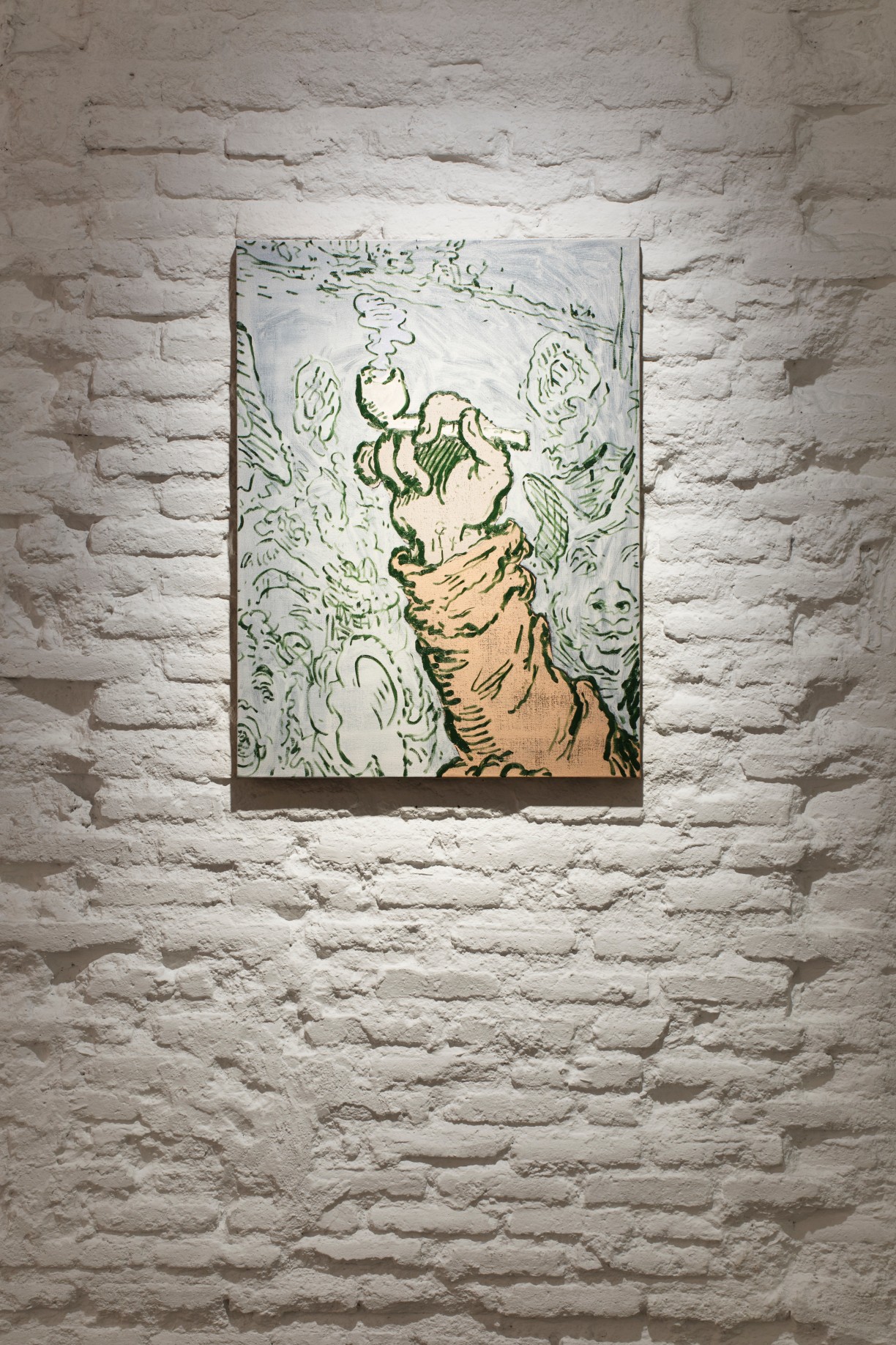 Charlie Billingham,&nbsp;Desire Path&nbsp;installation views, Traves&iacute;a Cuatro, Madrid, 2018
