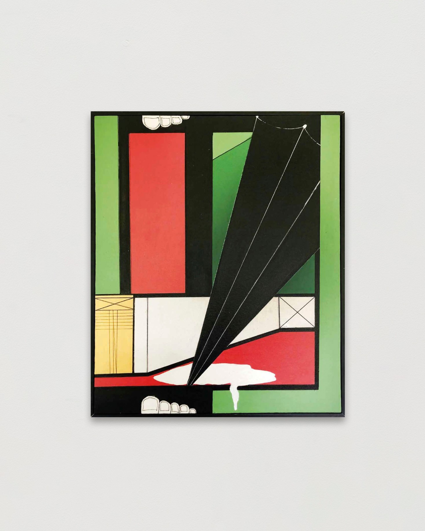 Wanda Pimentel, Untitled, 1969, Vinyl paint on canvas, 116 x 89 cm, 45.669 x 35.039 in, courtesy Fortes D&rsquo;Aloia &amp;amp; Gabriel, S&atilde;o Paulo/Rio de Janeiro