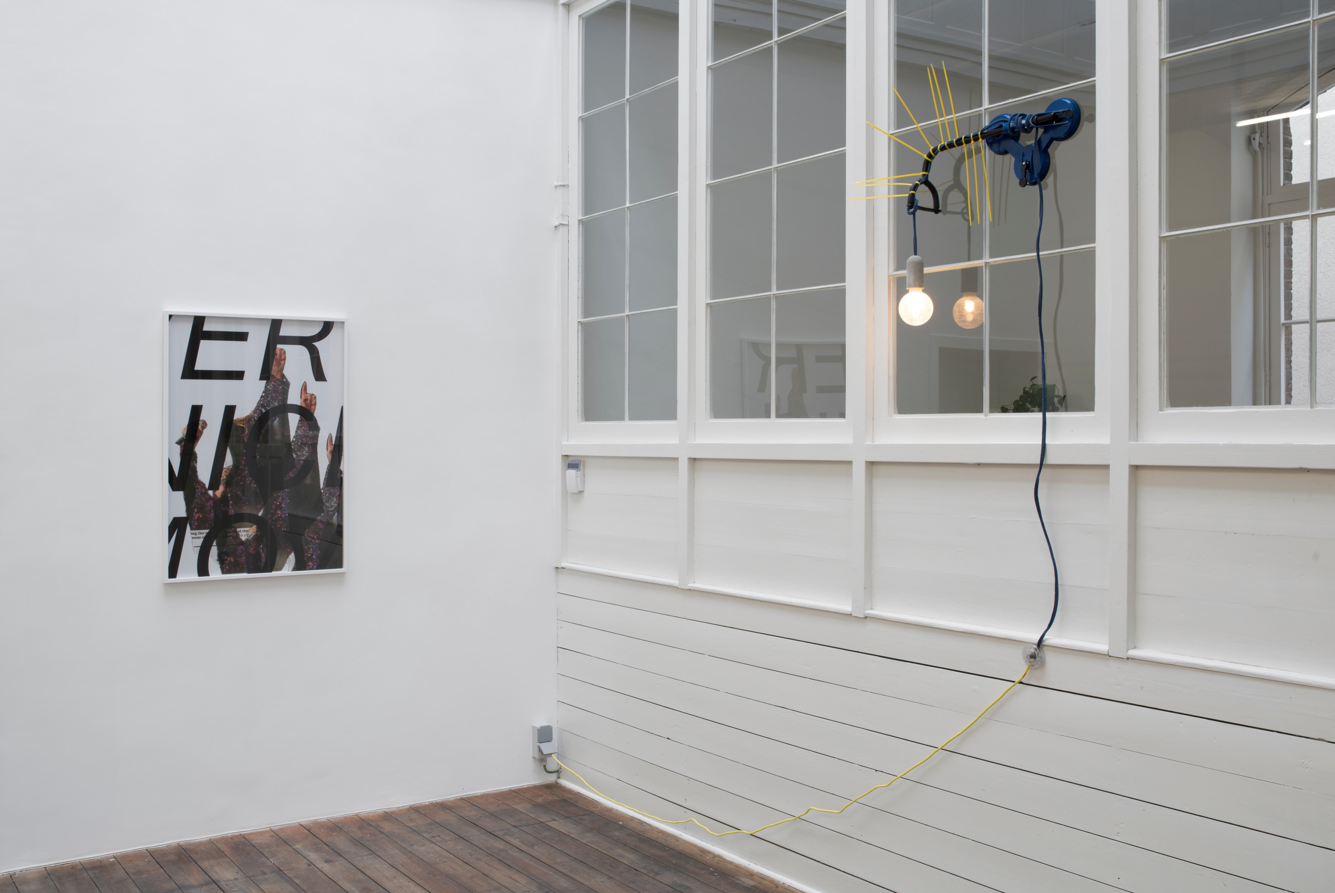 Ryan Gander, Cally Spooner, Mark Geffriaud at Independent R&eacute;gence 2016.&nbsp;Photo: Isabelle Arthuis