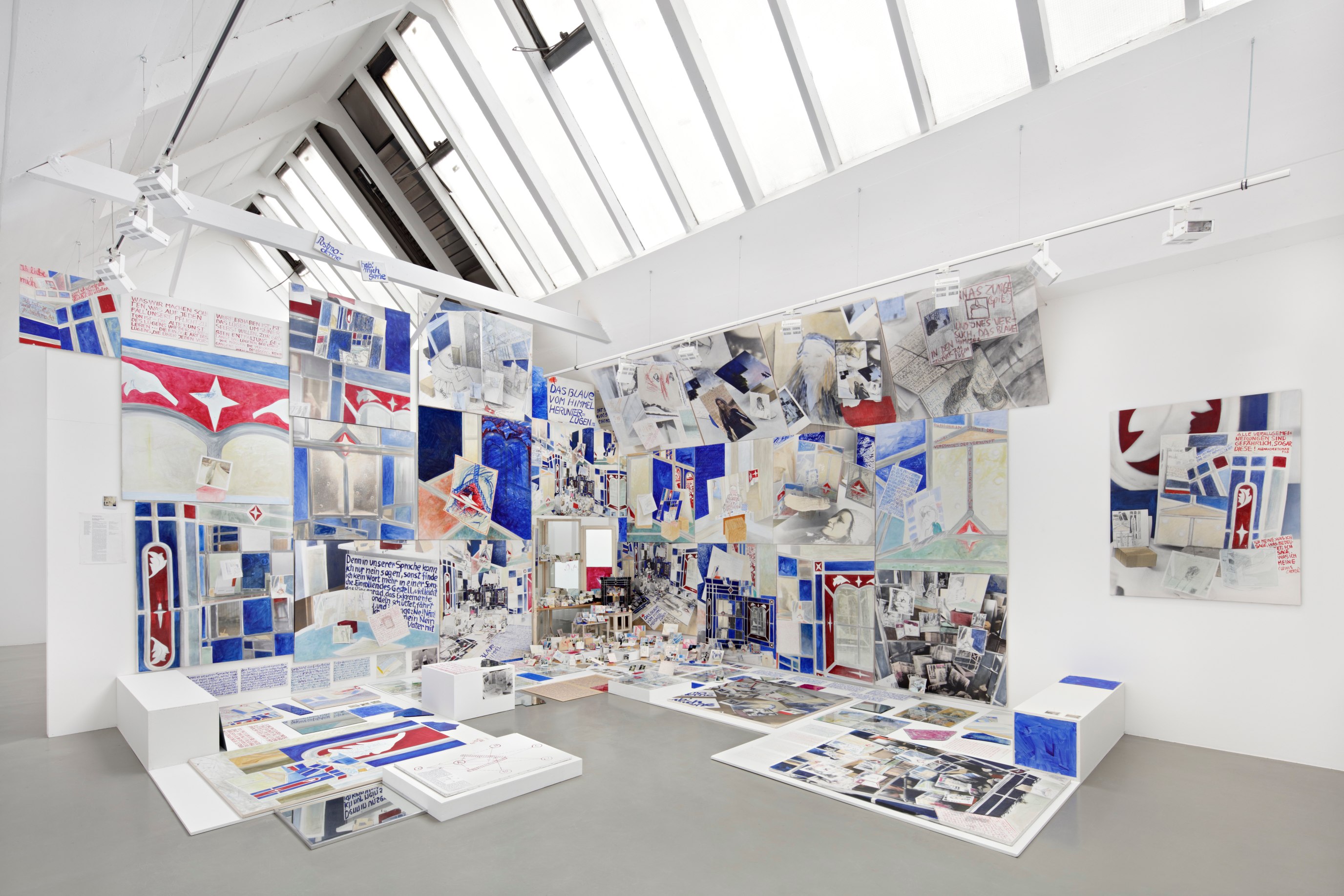 Anna Opperman, Paradoxe Intentionen / Paradoxical Intentions, 1988 - 1992, Installation view Galerie Barbara Thumm.