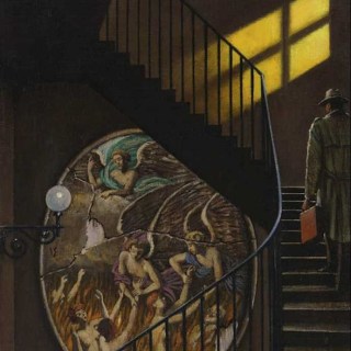 Sergio Ceccotti Purgatorio 1995 painting peinture