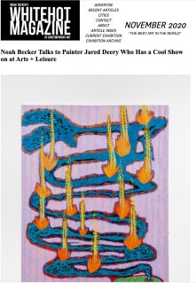 Noah Becker Talks to Painter Jared Deery Who Has a Cool Show on at Arts + Leisure