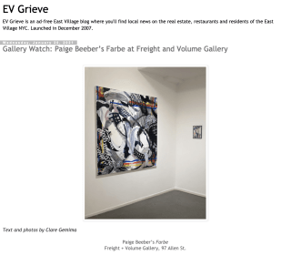 Gallery Watch: Paige Beeber’s Farbe at Freight+Volume