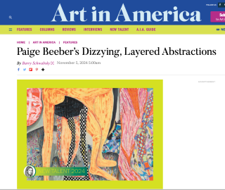 Paige Beeber's Dizzying, Layered Abstractions - Art News