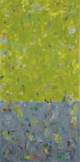 Kes Zapkus, Libertango (Piazzolla), 2014, oil, acrylic on cotton, 72 x 36 inches