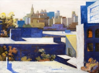 Anthony Brownbill | Brooklyn Rooftops | Oil on Canvas | 24 x 32 inches