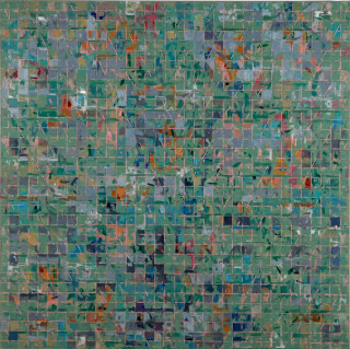 Kes Zapkus, Pastoral Intimations, 2008-09, oil, acrylic on cotton, 36 x 36 inches