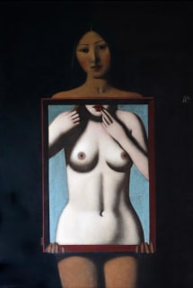 Ivan Lubennikov Le Miroir 1994 peinture painting