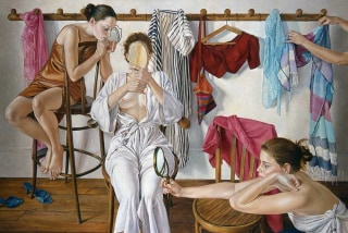 Francine Van Hove Les Trois miroirs 2004 painting peinture