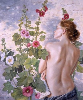 Francine Van Hove Les Roses tr&eacute;mi&egrave;res 2012 painting peinture