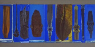 St&eacute;phane Belz&egrave;re Bocaux anatomiques n&deg;40 peinture painting