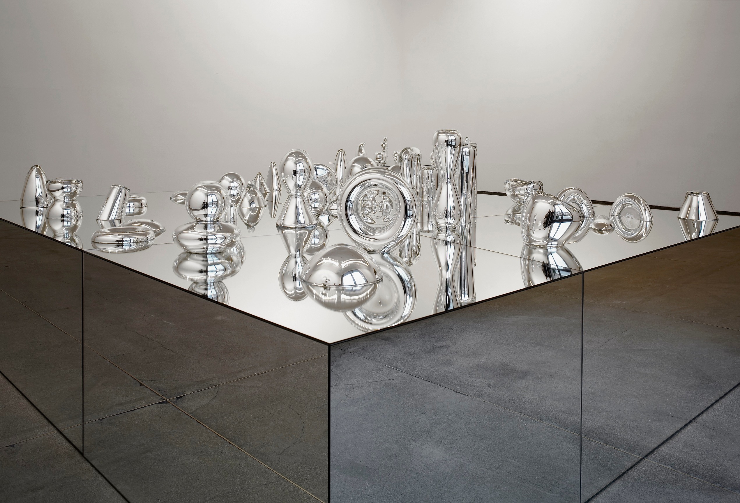 Image of Josiah McElheny's Extended Landscape Model for Total Reflective Abstraction, 2004