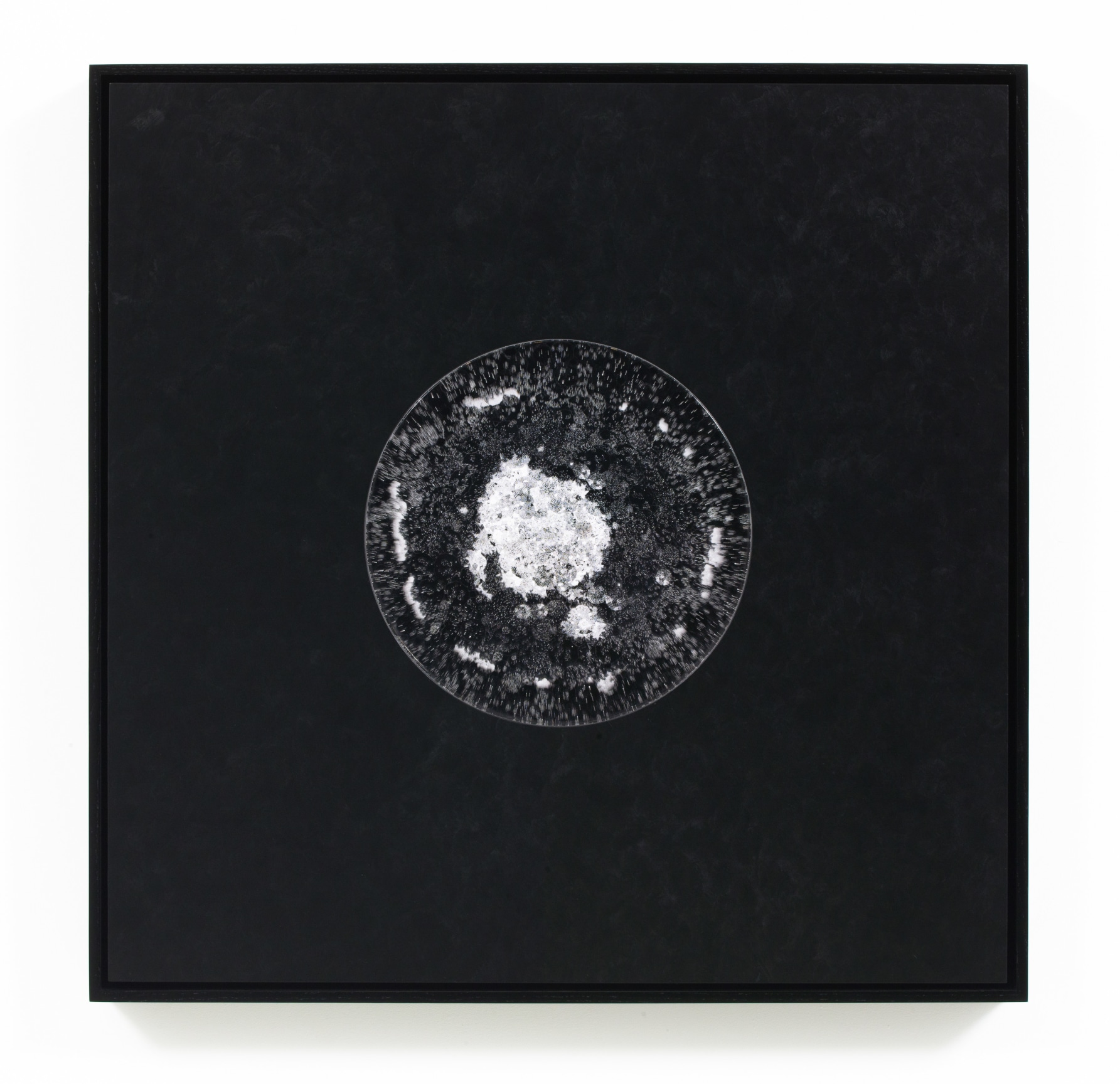 A dense accumulation of micro-mosaic glass as rendering of the nebulae in the night sky