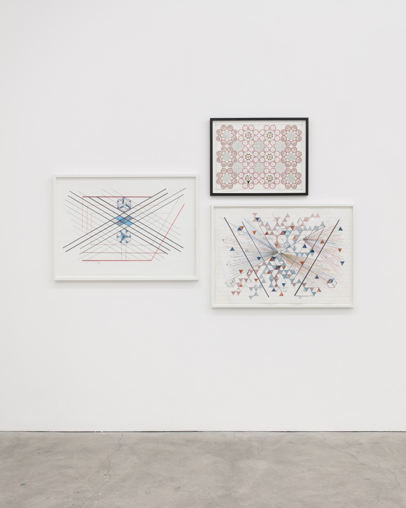 Installation view, Monir Shahroudy Farmanfarmaian,&nbsp;Exhibition 1, The Institute of Arab and Islamic Art / IAIA, New York, NY,&nbsp;May 4 - August 13, 2017, Photo credit: Charles Benton