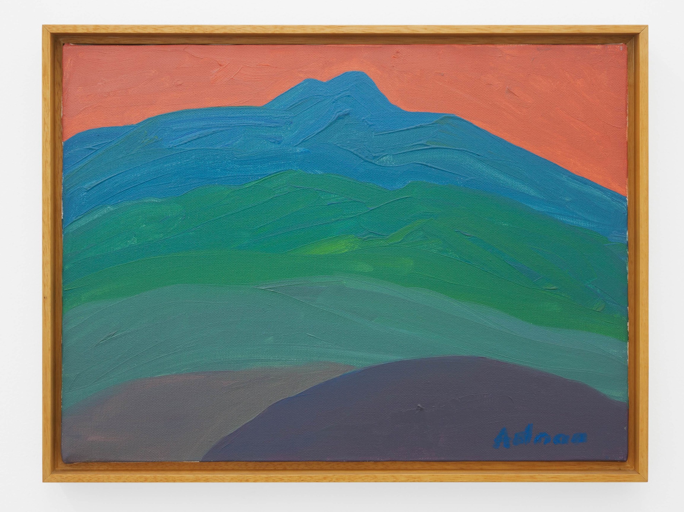 minimalist mountain range