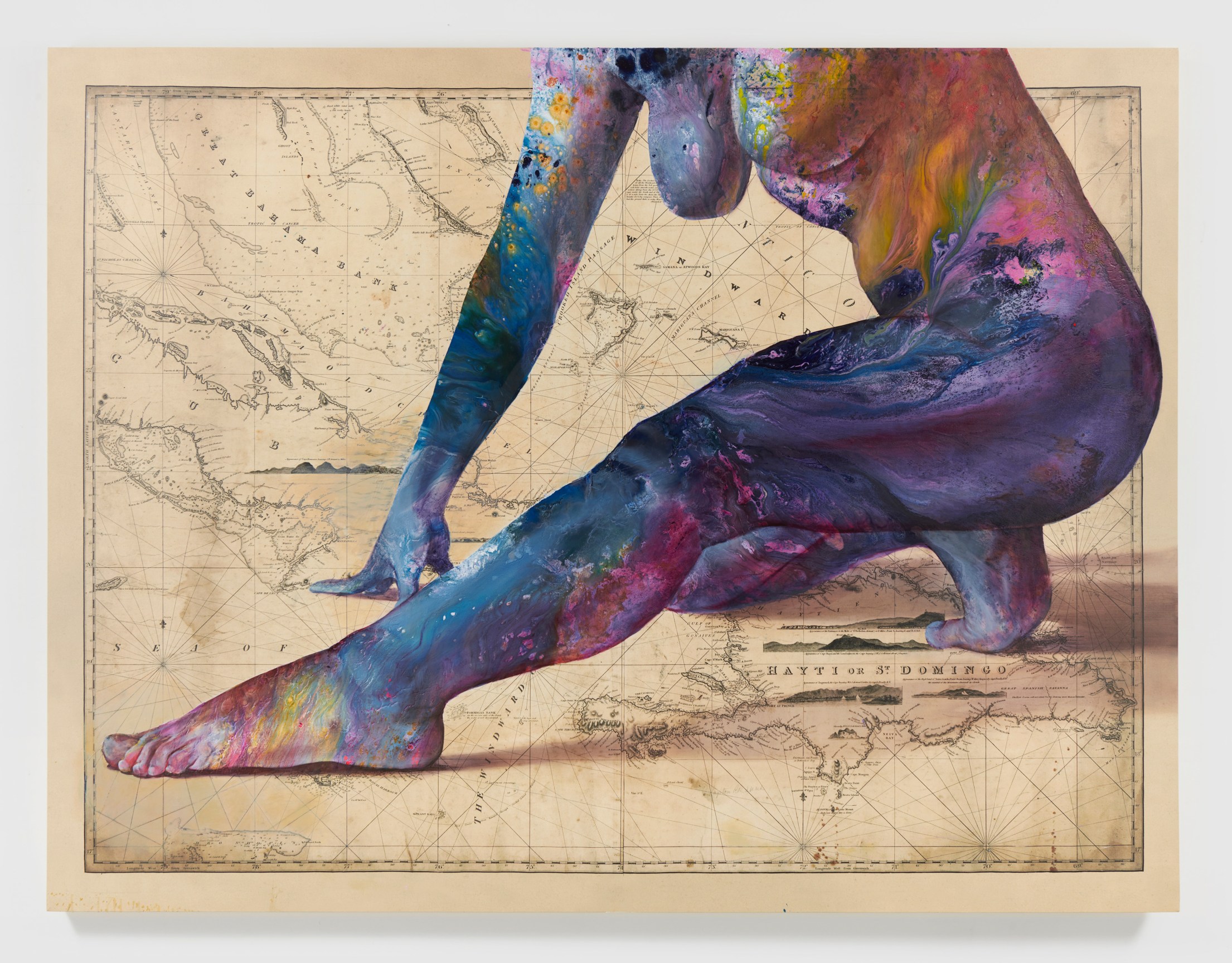 FIRELEI B&Aacute;EZ Untitled (New Chart of the Windward Passages), 2020