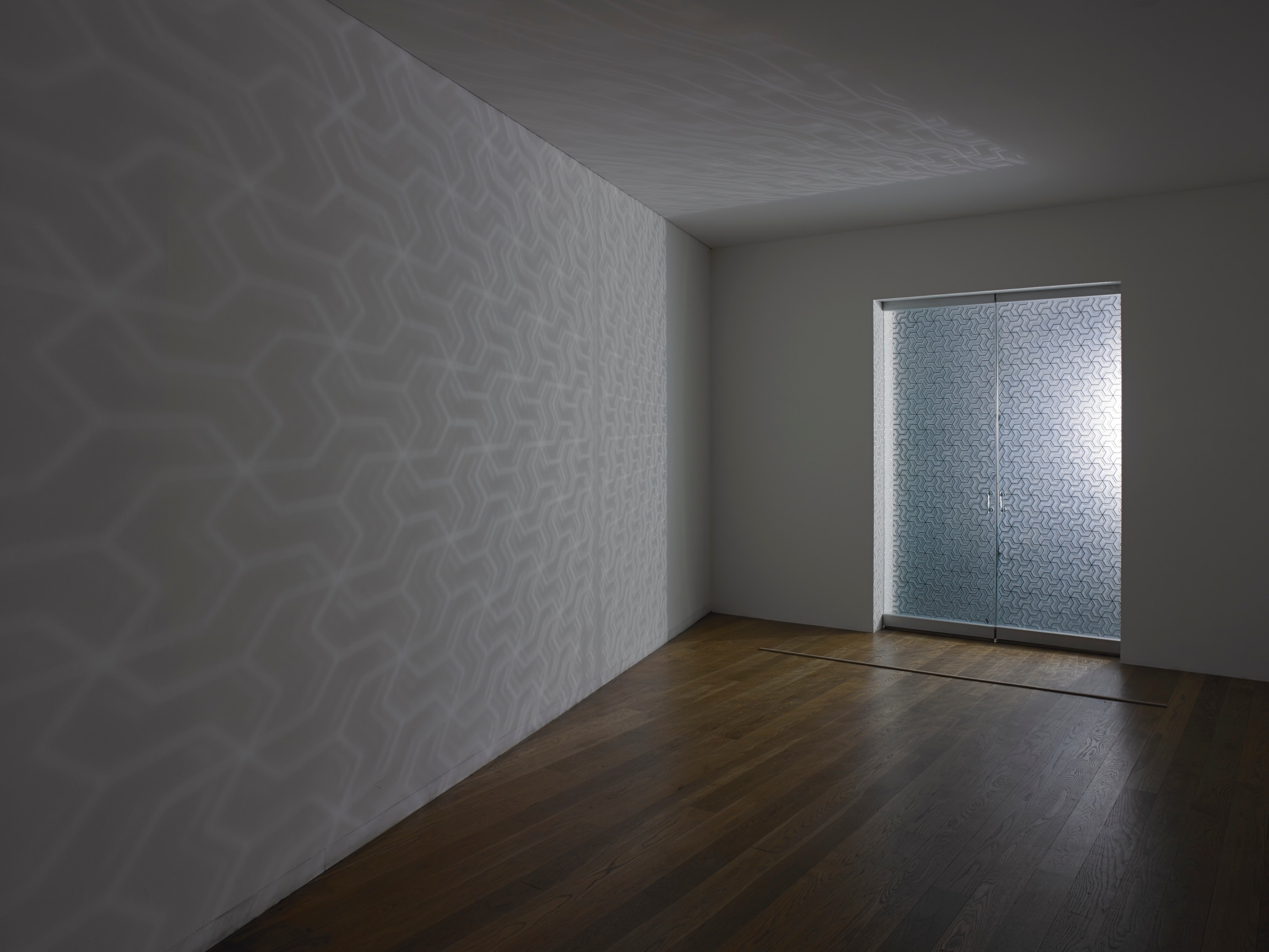 Installation view,&nbsp;Monir Shahroudy Farmanfarmaian: Infinite Possibility. Mirror Works and Drawings 1974&ndash;2014,&nbsp;Serralves Museum of Contemporary Art, Porto, Portugal,&nbsp;October 9, 2014 - January 11, 2015
