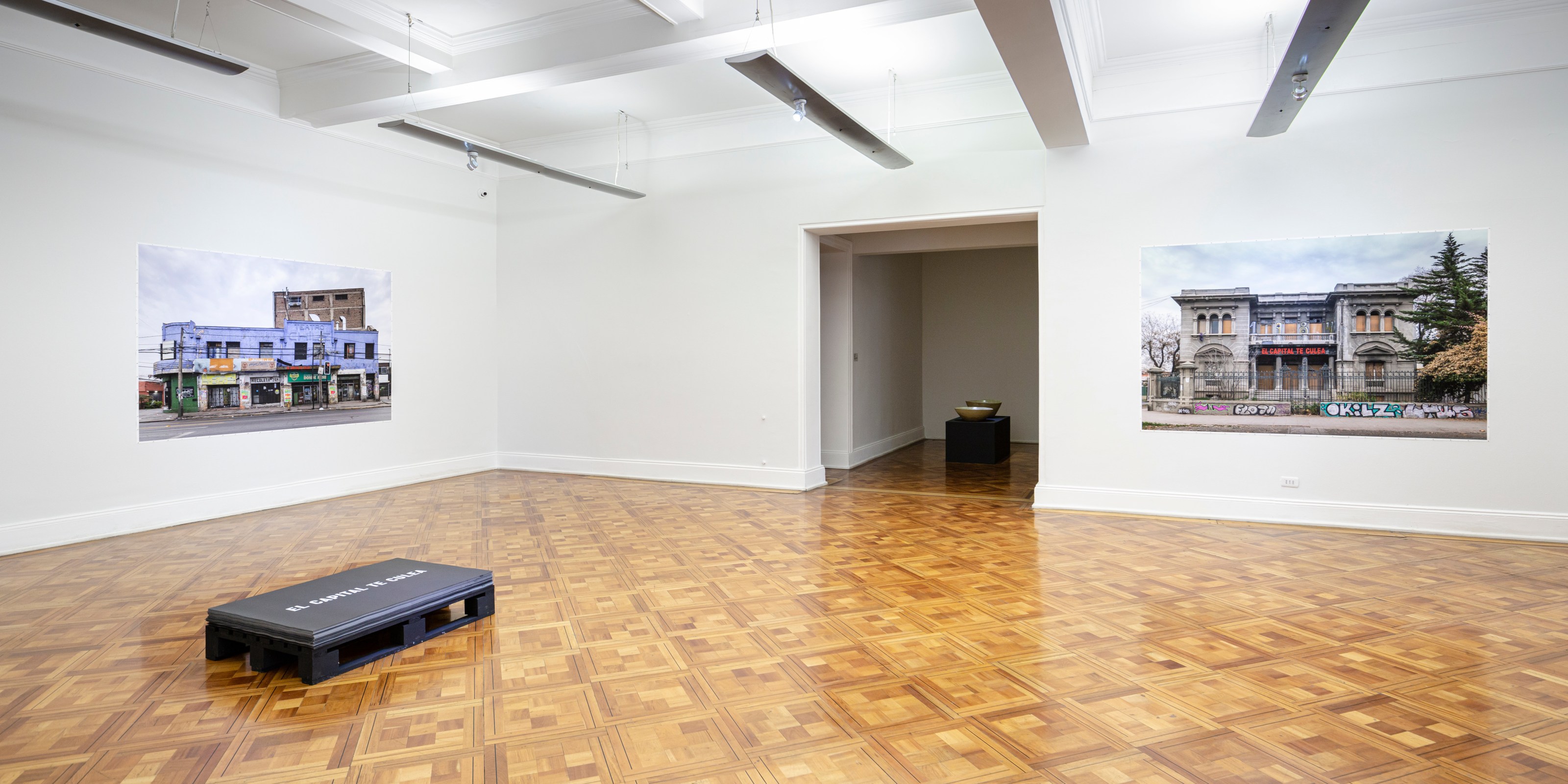 TERESA MARGOLLES, Installation view:&nbsp;La Carne Muerta Nunca Se Abriga, Museo de la Solidaridad Salvador Allende, Santiago de Chile,&nbsp;August 31, 2019 - February 2, 2020