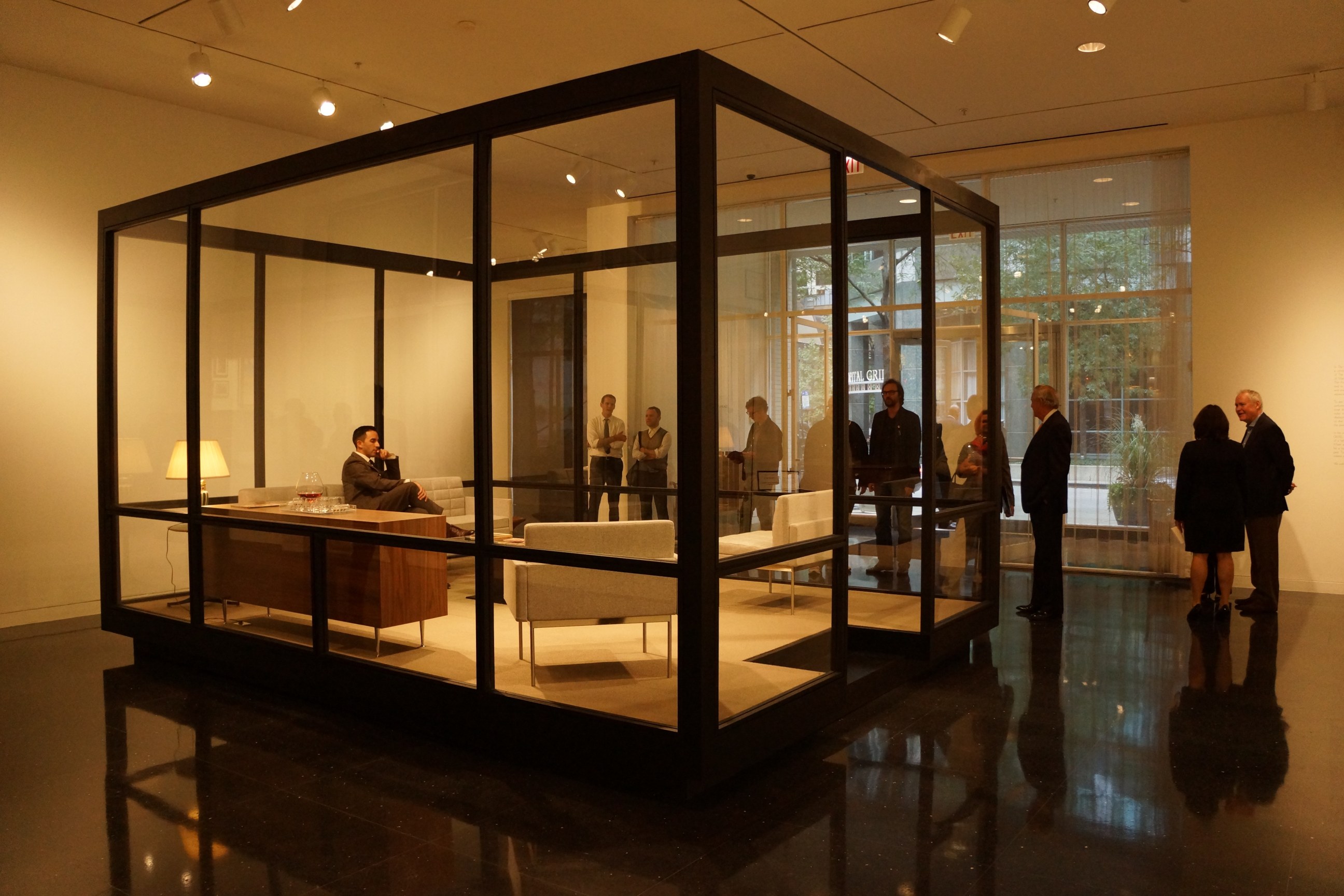 Installation view: Josiah McElheny, Two Clubs for the Arts Club of Chicago, Arts Club of Chicago, IL, September 17 - December 13, 2013