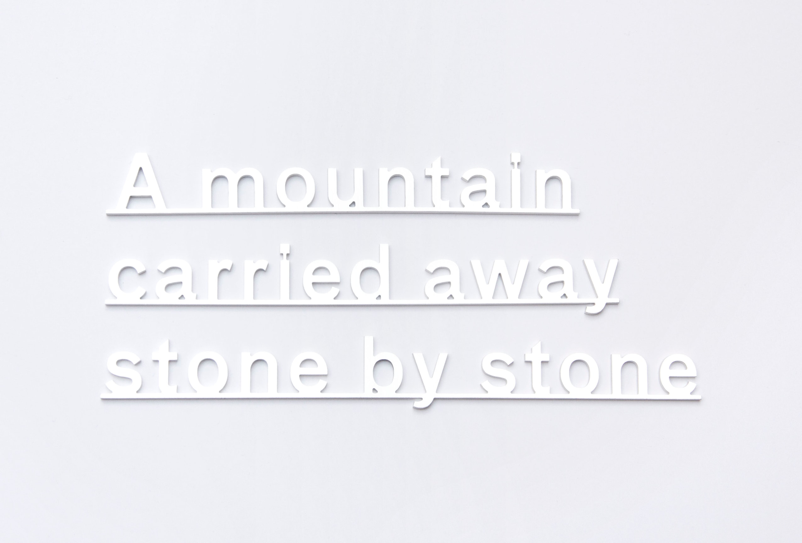 KATIE PATERSON Ideas (A mountain carried away
