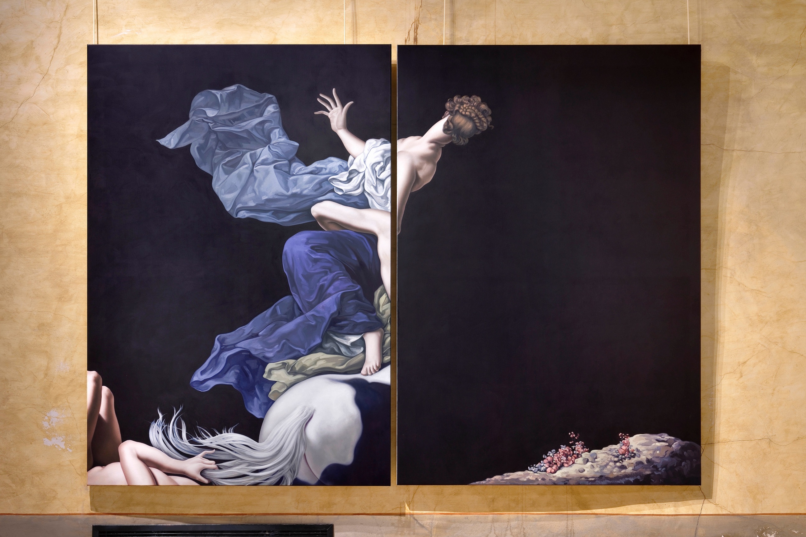 Installation view, Jesse Mockrin, manifesto of fragility,&nbsp;16th Lyon Biennale of Contemporary Art, Lyon, France, September 14 - December 31, 2022