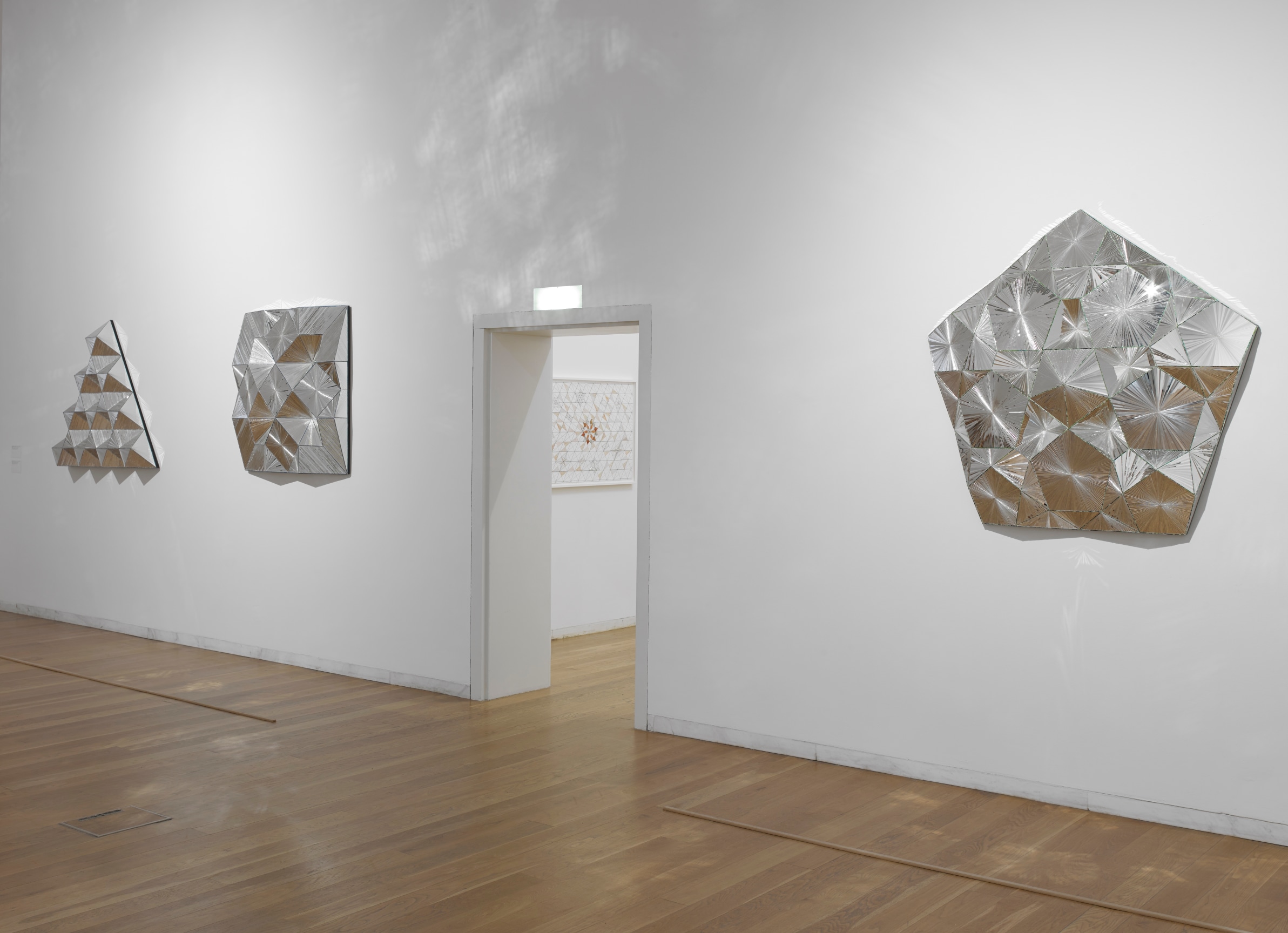Installation view,&nbsp;Monir Shahroudy Farmanfarmaian: Infinite Possibility. Mirror Works and Drawings 1974&ndash;2014,&nbsp;Serralves Museum of Contemporary Art, Porto, Portugal,&nbsp;October 9, 2014 - January 11, 2015