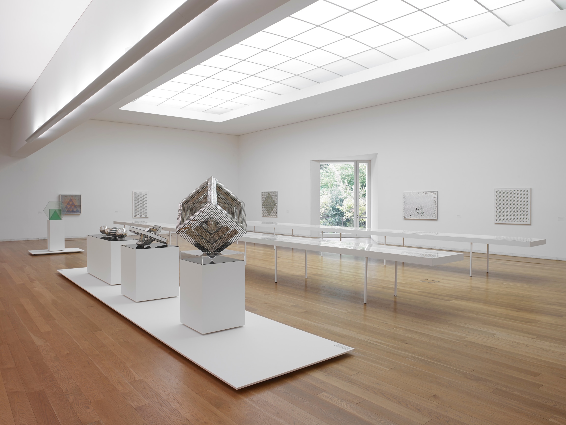 Installation view,&nbsp;Monir Shahroudy Farmanfarmaian: Infinite Possibility. Mirror Works and Drawings 1974&ndash;2014,&nbsp;Serralves Museum of Contemporary Art, Porto, Portugal,&nbsp;October 9, 2014 - January 11, 2015