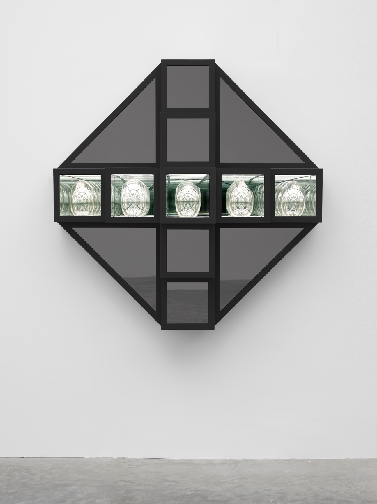 JOSIAH McELHENY Crystal Landscape Painting (Rocks)