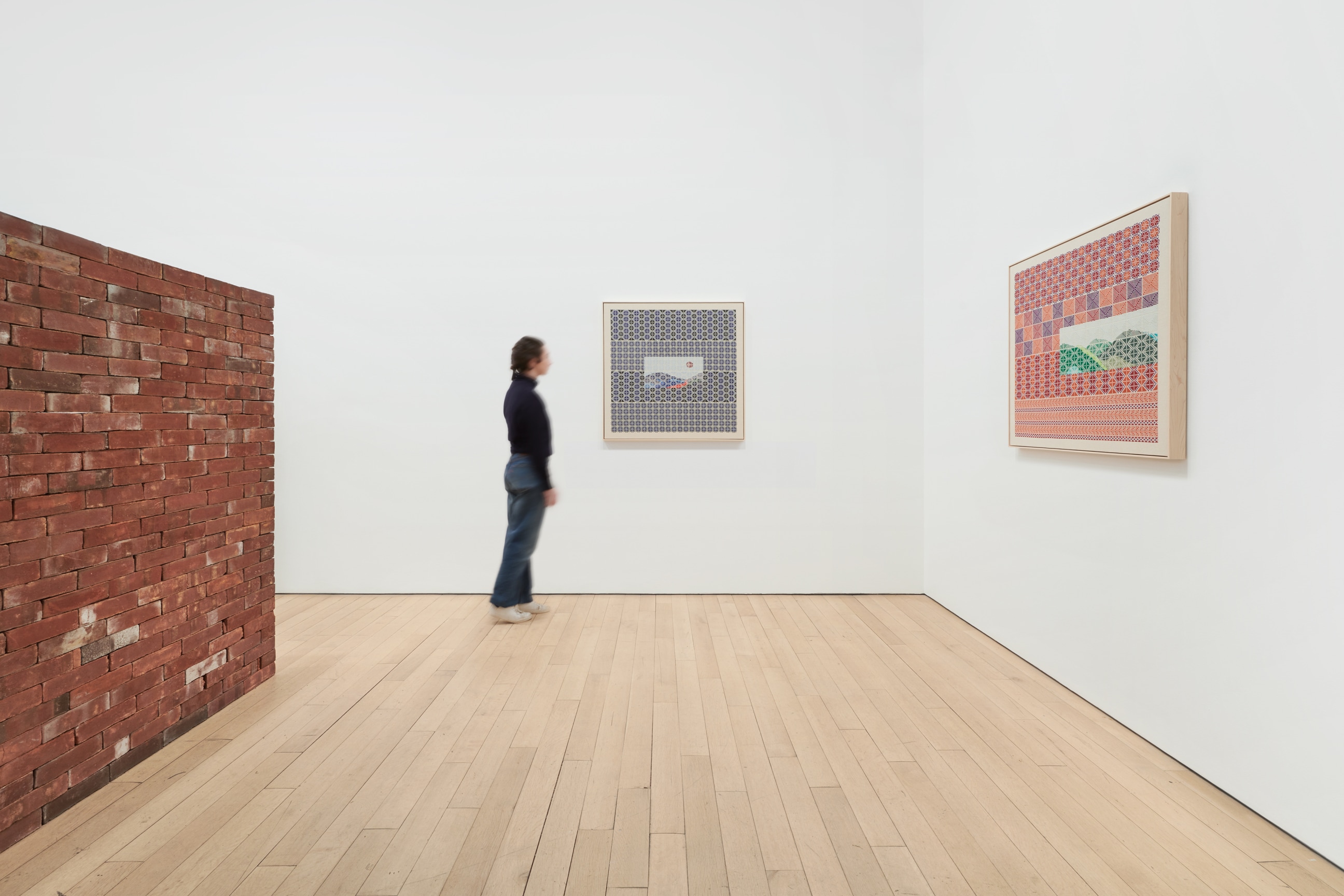 installation view of jordan nassar's exhibition borders, January 10- February 23, 2019