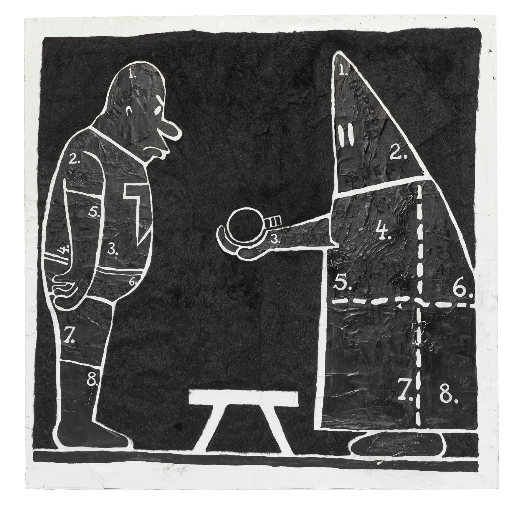 TRENTON DOYLE HANCOCK, Step and Screw: First Cursed Ghost Guest, 2022