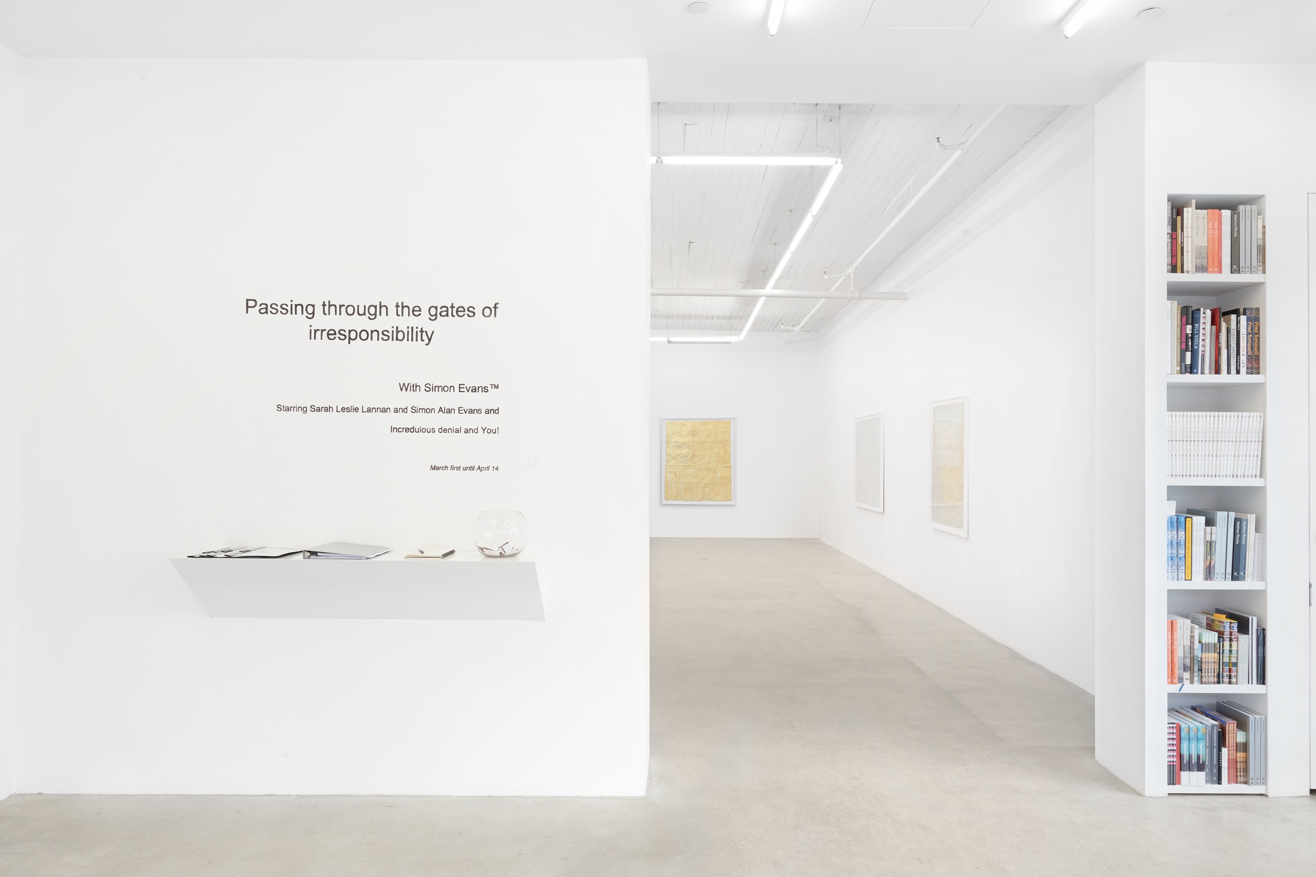 exhibition entrance with wall vinyl