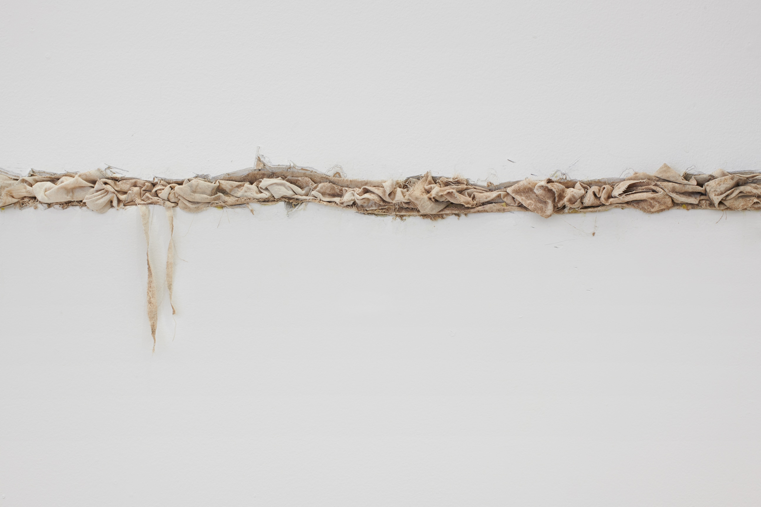 wall stuffed with cloth