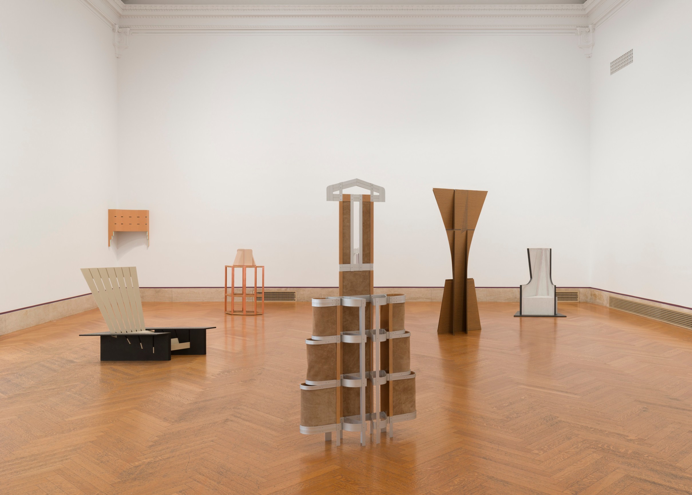 Installation view, Diane Simpson, Formal Wear, American Academy of Arts and Letters, September 27, 2025 &ndash; February 8, 2026.